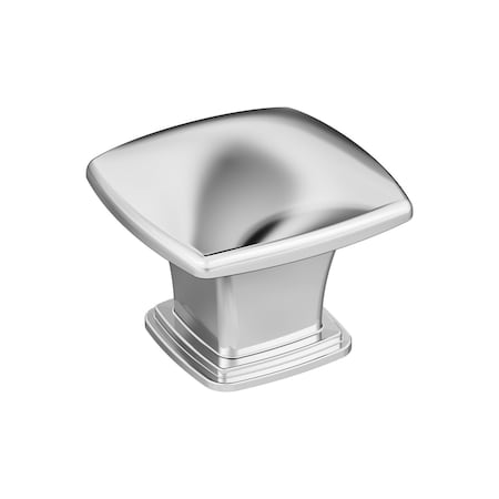 Amerock Garfield 1-3/16 inch (30mm) Length Polished Chrome Cabinet Knob, 10PK 10VMP3702026