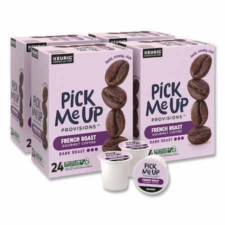 Pick Me Up Provisions French Roast Coffee K-Cups, 96PK 52966CT