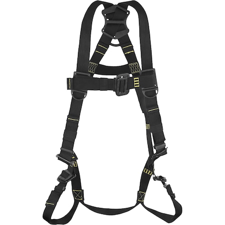 Ironwear Flame Resistant Full Body Harness with Kevlar & Nomex webbing and sewn-in thread, 310 Lbs Capacity 2175FR-2XL-3XL