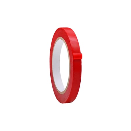 Wod Tape PVC, Red, 3/8 inch (9mm) W., 6 mil Thickness, 128 PK WOD VTC366-00375-128-36-RED