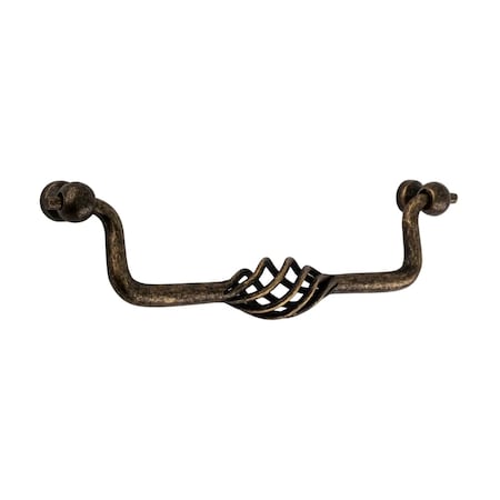 Brixwell Birdcage Cabinet Pull For Kitchen And Cabinets Hardware Weathered Brass BXB42391R2