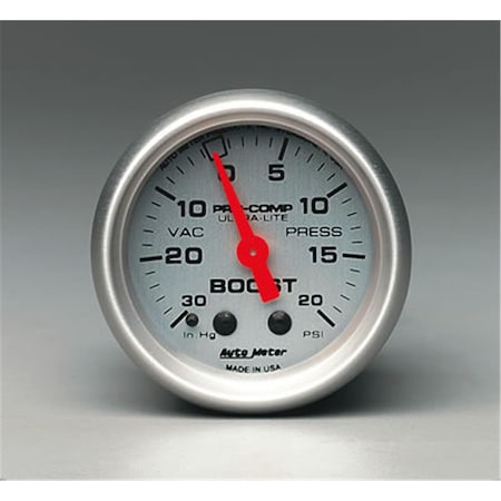 Auto Meter 4301 Ultralite 2.06 Boost 30 In. A48-4301