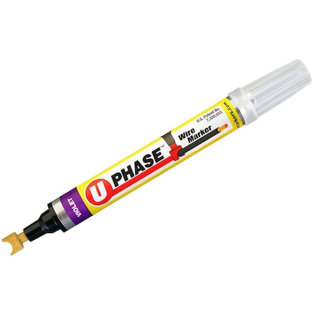 U-Mark Wire Marker Violet, 4 PK 10712PPM
