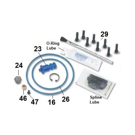Horton Repair Kit, Fan Clutch, Cooling System, S Seal Polar Extreme 994370