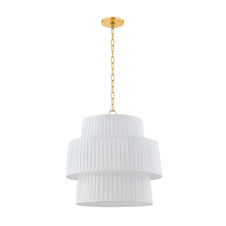 Mitzi Dabito X Rya 1 Light Pendant 22 In. Aged Brass H969701-AGB