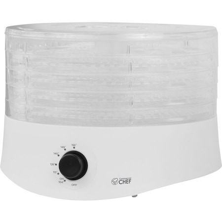 Commercial Chef 5 Tray Food Dehydrator CCD100W6