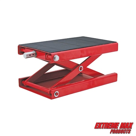 Extreme Max 5001.5044 1000 lbs. Motorcycle Scissors Jack - Wide 5001.5044