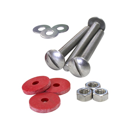 Korky Tank to Bowl Kit Stainless Steel For Universal 465BP