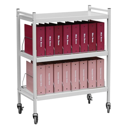 Omnimed Open Style Chart Racks Holds X-Large Binders, 16 Binder Capacity 261214-LG