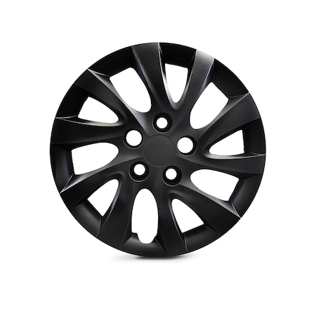 Altertrim 2017-2020 Hyundai Elantra 15 in Hubcaps Wheel Rims Cover + Compatible With Steel Whls, 4PK CHB-5119-BL-15