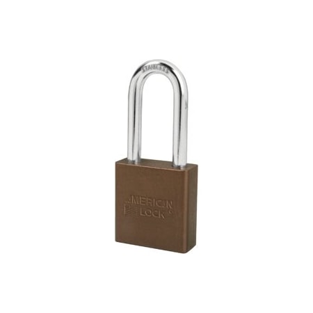 Master Lock Co Padlock 2in Shackle Aluminum Brown A1206KD BRN