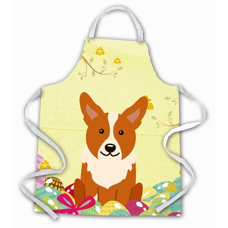 Carolines Treasures Easter Eggs Corgi Apron BB6100APRON