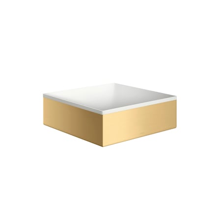 Axor Suite Sinks Square Sink without Overflow, 11 1/4" x 11 1/4" in Brushed Gold Optic 42002250