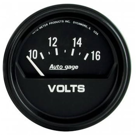 Auto Meter 2319 Auto Gage Electric Voltmeter Gauge - 2.62 in. ATM2319