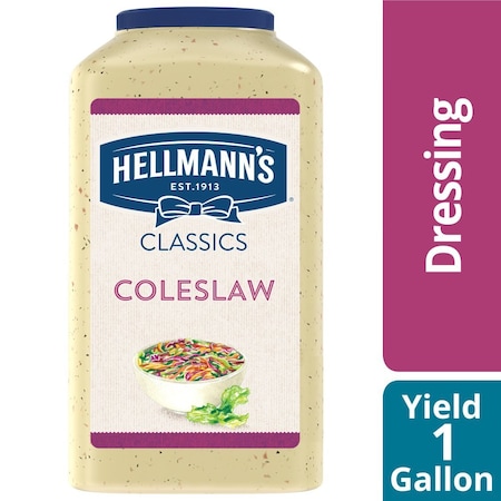 Hellmanns Coleslaw Salad Dressing Jug, 1 Gallon 84120351