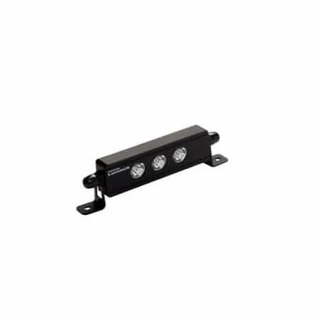 Putco Light Bar, 15 Watt; 3 White NICHIA 3 Watt Bulb; 6 Inch Length; Clear Lens; Black Housing; With 10006