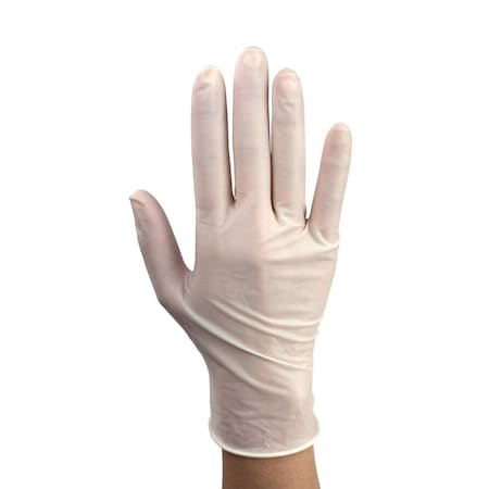Dynarex AccuTouch Latex Exam Gloves, -Small, Powder-Free, 1000PK 6621