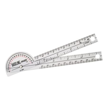 Baseline 180 deg Head Pocket Style Goniometer with 6 in. Arms, 25PK Baseline-12-1005-25