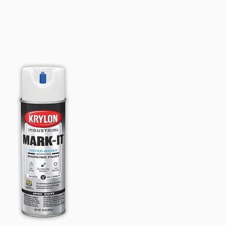 Krylon Mark-It Industrial WB APWA Brilliant White Inverted Marking Paint 731608