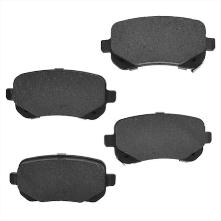 Rm Brakes EHT1326H Ceramic Brake Pad Set With Hardware R53-EHT1326H