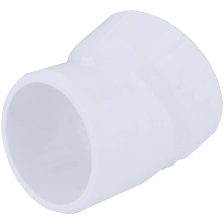 Charlotte Pipe And Foundry 1-1/2'' Schedule 40 22-1/2 Deg. DWV PVC Street Elbow, 1/16 Bend PVC 00326 0600HA