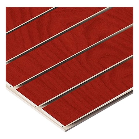Specialty Store Services Slatwall Panel, Cherry, 4 ft H, 8 ft W 2951CH