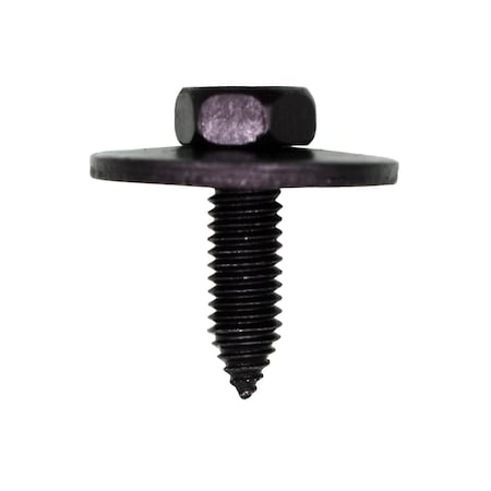 Auveco M6-1.0 x 20mm Metric Indented Hex Sems Washer Head, 50PK 13617