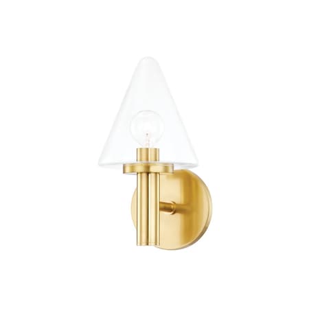 Mitzi Connie 1 Light Bath And Vanity 7 In. Aged Brass H540301-AGB