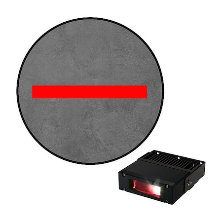 Visual Workplace LED Safety Line, 100 W, Cardinal Red 66-3131-100XL-623