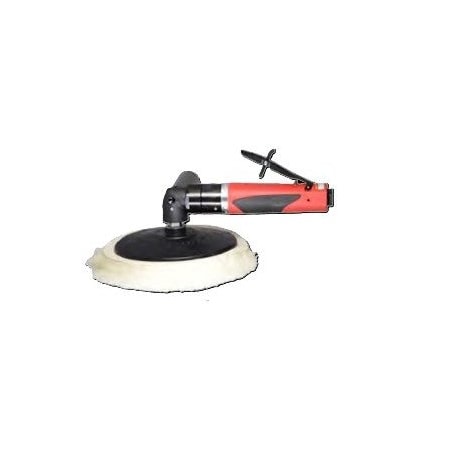 Sioux Tools Pneumatic Polisher, Right Angle, Bare Tool ToolKit, Series SAP, 7 Pad dia, 3200 RPM, 1 hp, 35 CFM SAP10A327