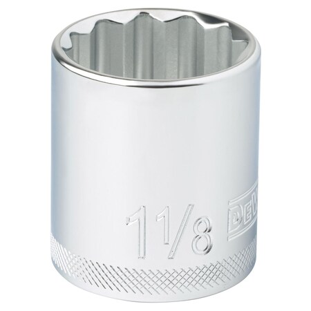 Dewalt Drive Socket, 12-Point, 1-1/8in - 1/2in DWMT86473OSP