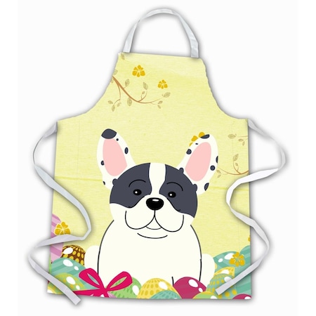 Carolines Treasures Easter Eggs French Bulldog Piebald Apron BB6011APRON
