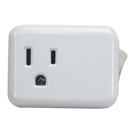 Powerzone Outlet Tap, 1 Outlet(s) White ORES001