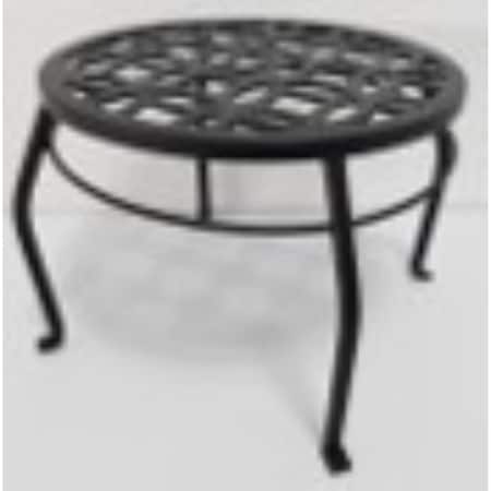 Living Accents 15 in. H Black Cast Iron Plant Stand 58063