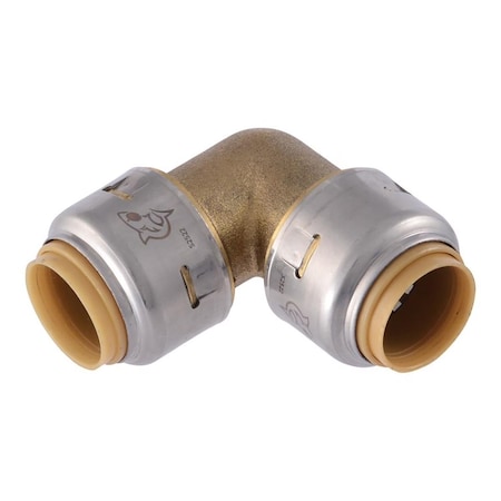 Sharkbite SharkBite Push to Connect 1/2 in. PTC each X 1/2 in. D Brass Elbow UR248A