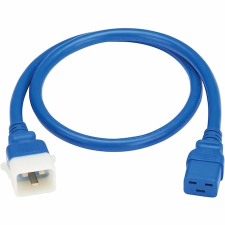 Eaton PDU POWER CORDS, C19 TO P-LOCK C20 - HEAVY-DUTY, 20A, 250V, 12 AWG, 6 FT. (1.8 M P036-E06-ABL-6
