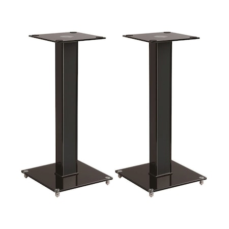 Monoprice Elements 18 inch Speaker Stand with Cable Management (Pair) 39496