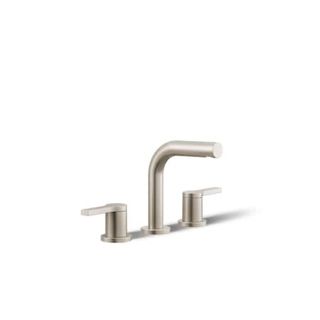 Kohler Elate Widespread bathroom sink faucet, 0.5 gpm 33592-4N-BN