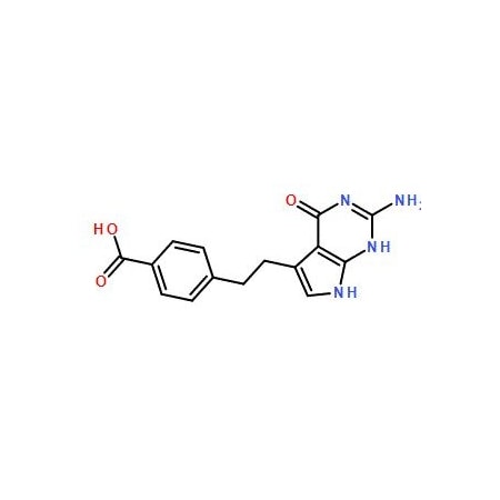 Ak Scientific 4-[2-(2-Amino-4, 7-dihydro-4-oxo-1H-pyrrolo[2, 3-d]pyrimidin-5-yl)ethyl]benzoic acid (25g), CAS 13728 V0860-25g