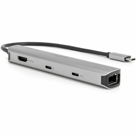 Rocstor SLIM USB TYPE-C 6-IN-1 4K MULTIPORT ADAPTER WITH DP 1.4 ALT MODE - USB C TO HDMI Y10A311-S1