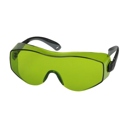 Bouton Optical OTG Rimless Safety Glasses w/Black / Gray Temple and IR Filter Shade 1.7 Lens and Anti-Scratch / An 250-98-0024
