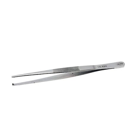 Aven Tweezer, Toothed Straight, 5-1/2in.L 18494