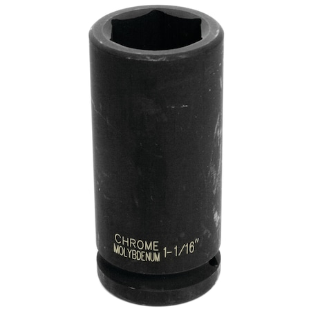 Performance Tool 3/4 in. Dr. Impact Socket, 6pt Deep, Chrome Moly M742-34