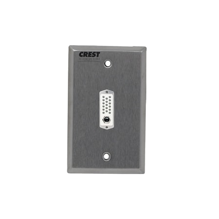 Crest Healthcare Receptacle 17-Pin, Dukane, w/Metal 1/ 475PSC