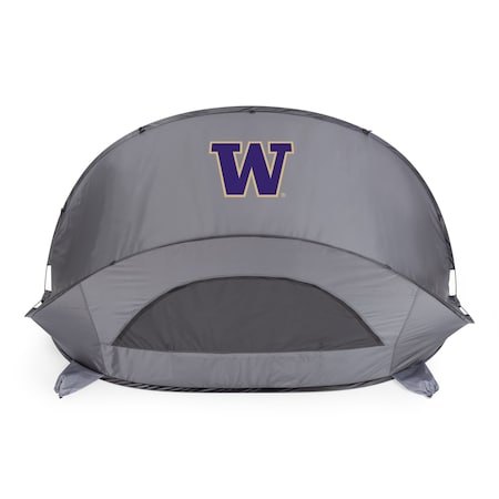 Picnic Time Family Of Brands NCAA Washington Huskies Manta Portable Beach Tent - Pop Up Tent 113-00-105-624-0