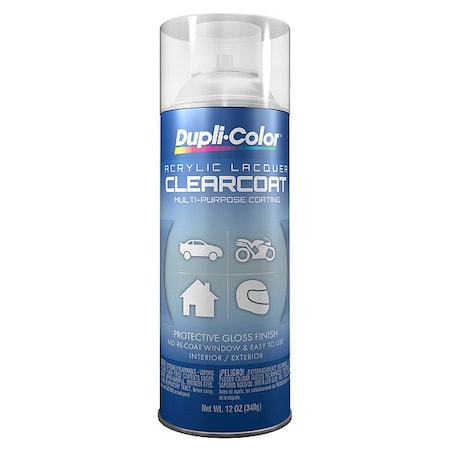 Dupli-Color Automotive Coating, Clear, 12 oz EDAL16957