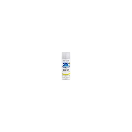 Rust-Oleum PAINTER'S Touch Clear Spray Paint, Satin, Clear, 12 oz, Aerosol Can 346952