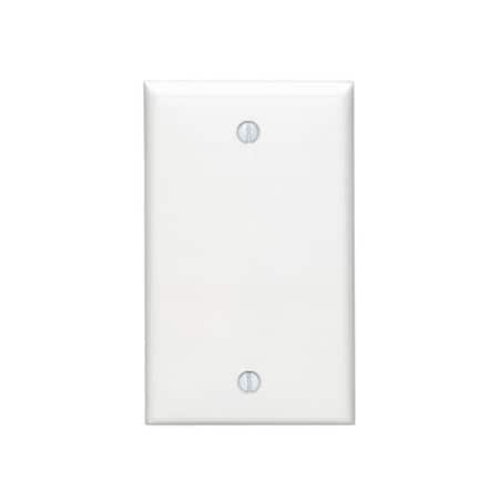 Leviton Leviton Smooth White 1 gang Nylon Blank Wall Plate 1 pk 80714-00W