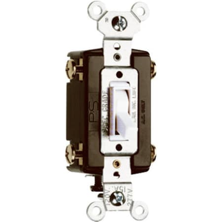 Nextgen 664WGCC12 15A 120V Grounded Standard 4 Way Toggle Switch, White NE570285