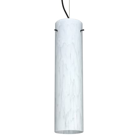Besa Lighting Besa Stilo 16 Pendant, Carrera, Black Finish, 1x 9W LED 1KX-722419-LED-BK